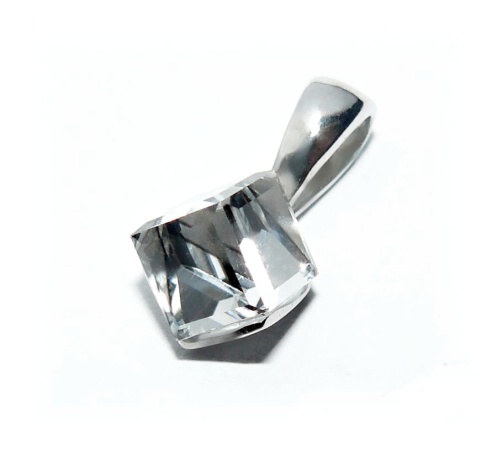Stříbrný přívěsek Swarovski peridot - P1230