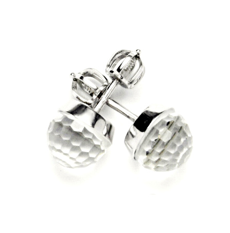 Stříbrné náušnice Swarovski krystal čirý - NŠ1311