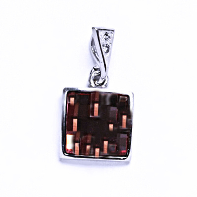 Stříbrný přívěsek Swarovski light rose a zirkony - P1305