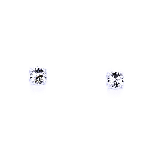 Stříbrné náušnice Swarovski čiré - NŠ1339