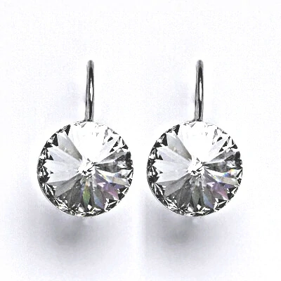 Stříbrné náušnice Swarovski crystal - NK1469