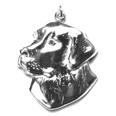 Stříbrný přívěsek labrador - P174