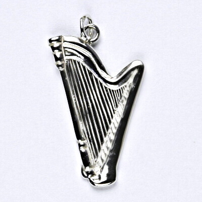 Stříbrný přívěsek harfa - P245