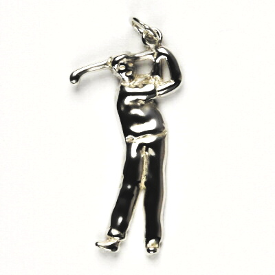 Stříbrný přívěsek golfista - P254