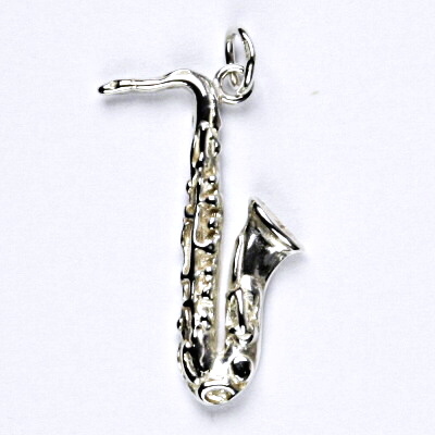 Stříbrný přívěsek saxofon - P257