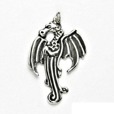 Stříbrný přívěsek drak - P348