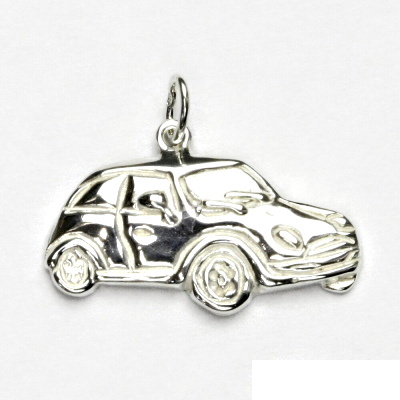 Stříbrný přívěsek auto - P385