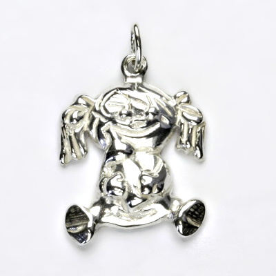 Stříbrný přívěsek holčička - P418