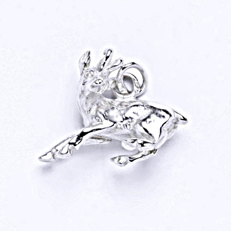 Stříbrný přívěsek 3D kamzík - P910