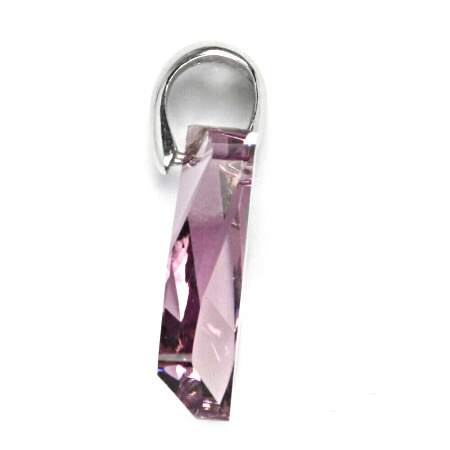 Stříbrný přívěsek  Swarovski ametyst  - P1302 