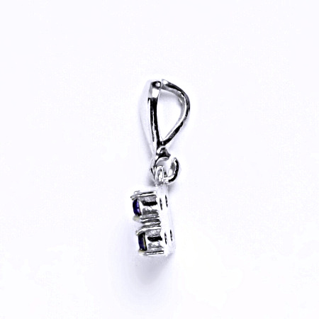 Stříbrný přívěsek Swarovski tanzanite - P1324