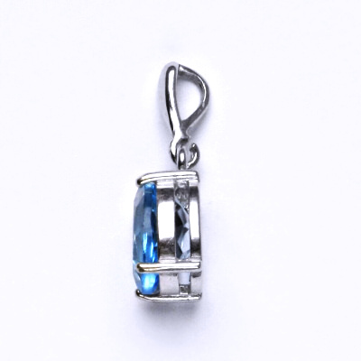 Stříbrný přívěsek přírodní topaz swiss - P1242