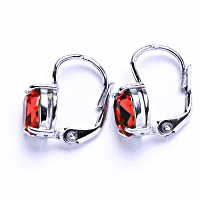 Stříbrné náušnice Swarovski paparadcha - NK1245