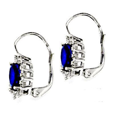 Stříbrné náušnice Kate  spinel - NK1480