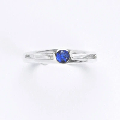 Stříbrný prsten na nohu zirkon spinel - T1109
