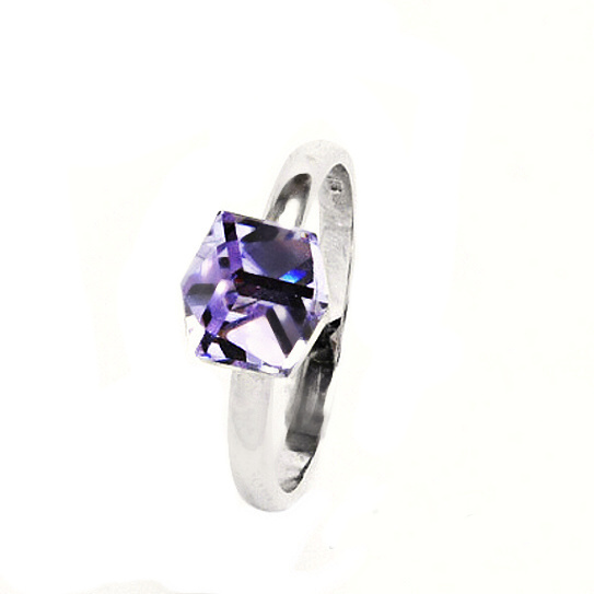Stříbrný prsten Swarovski Vitrail light - T1230