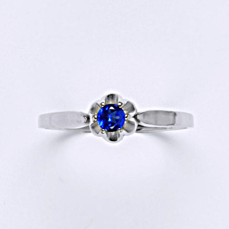 Stříbrný prsten spinel zirkon - T1368