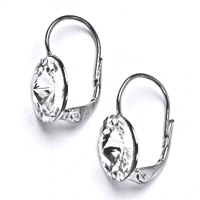 Stříbrné náušnice Swarovski crystal - NK1469