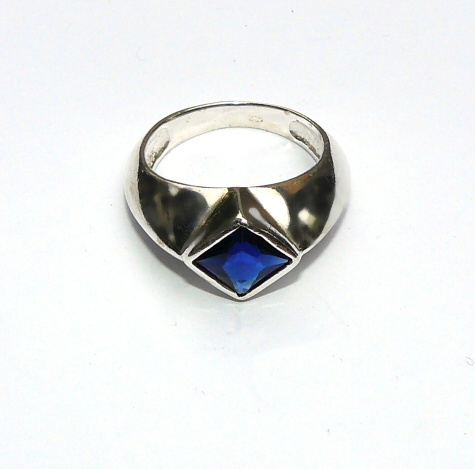 Stříbrný prsten zirkon spinel - 3350 AKCE