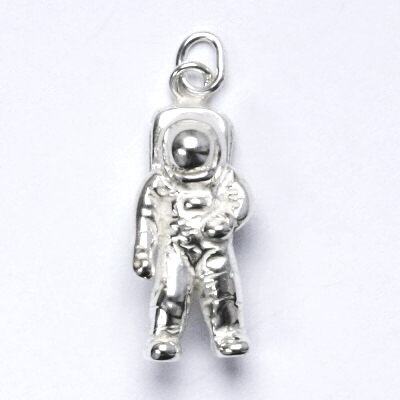 Stříbrný přívěsek 3D kosmonaut - P180