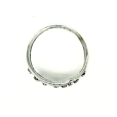 Stříbrný prsten čiré zirkony - VR309