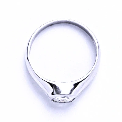 Stříbrný prsten čirý zirkon - VR76