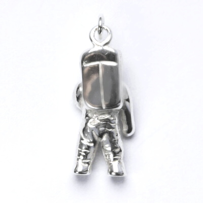 Stříbrný přívěsek 3D kosmonaut - P180