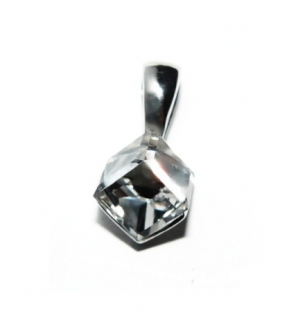 Stříbrný přívěsek Swarovski čirý -  P1230 
