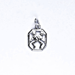 Stříbrný přívěsek měsíční znamení blíženci - P127