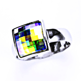 Stříbrný prsten Swarovski AB -  T1305