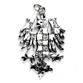 Stříbrný přívěsek Moravská orlice - P996