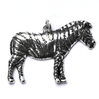 Stříbrný přívěsek zebra - P190