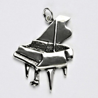 Stříbrný přívěsek piano - P231