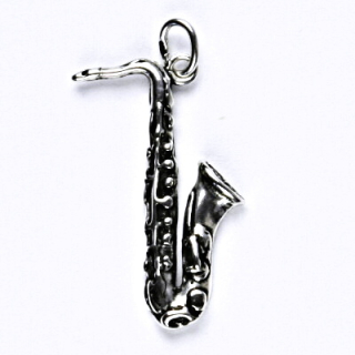 Stříbrný přívěsek saxofon - P257