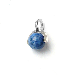 Stříbrný přívěsek přírodní lapis lazuli - 2518