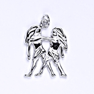 Stříbrný přívěsek měsíční znamení blíženci - P982