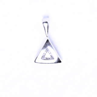 Stříbrný přívěsek čirý zirkon - P1120