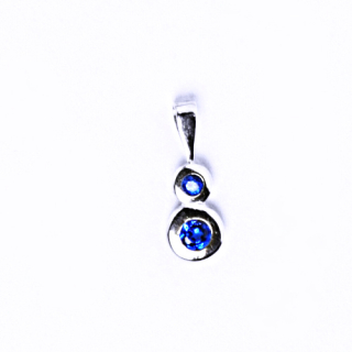 Stříbrný přívěsek spinely - P1122