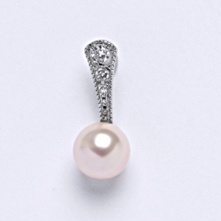 Stříbrný přívěsek Swarovski perla rosaline - P1241