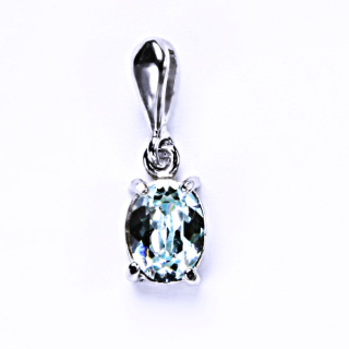 Stříbrný přívěsek Swarovski crystal light azore - P1245