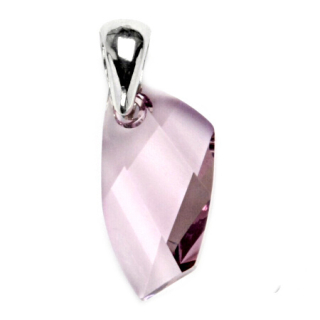 Stříbrný přívěsek  Swarovski ametyst  - P1302 