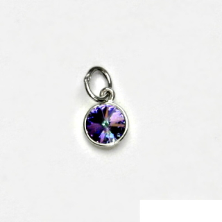 Stříbrný přívěsek Swarovski vitrail light - P1336