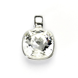 Stříbrný přívěsek Swarovski čirý crystal - P1375