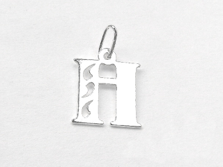 Stříbrné písmeno H - PA1062
