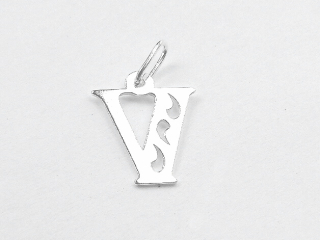 Stříbrné písmeno V - PA1062