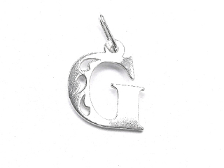Stříbrné písmeno G - PA1062