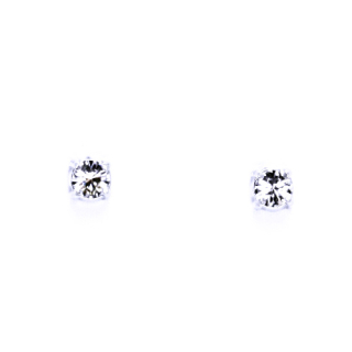 Stříbrné náušnice Swarovski čiré - NŠ1339