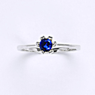 Stříbrný prsten spinel - T1058
