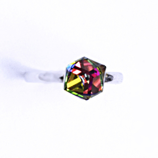 Stříbrný prsten Swarovski  Vitrail medium - T1230