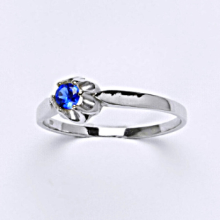 Stříbrný prsten spinel zirkon - T1368